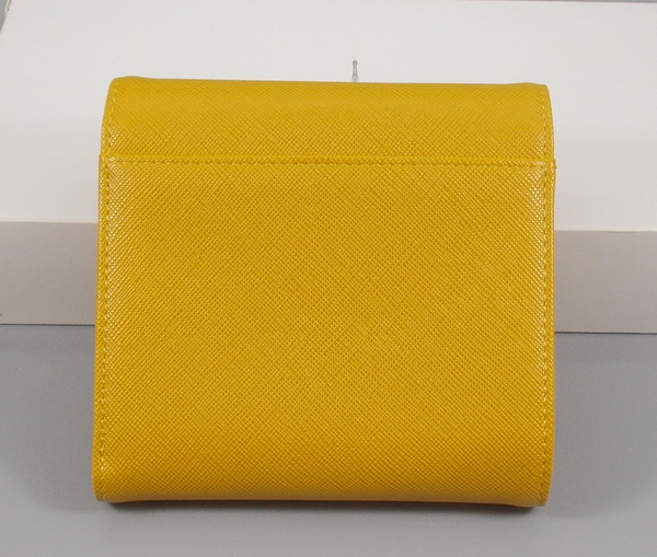 กระเป๋าสตางค์ ELLEเหลืองมัสตราด ใหม่ แท้