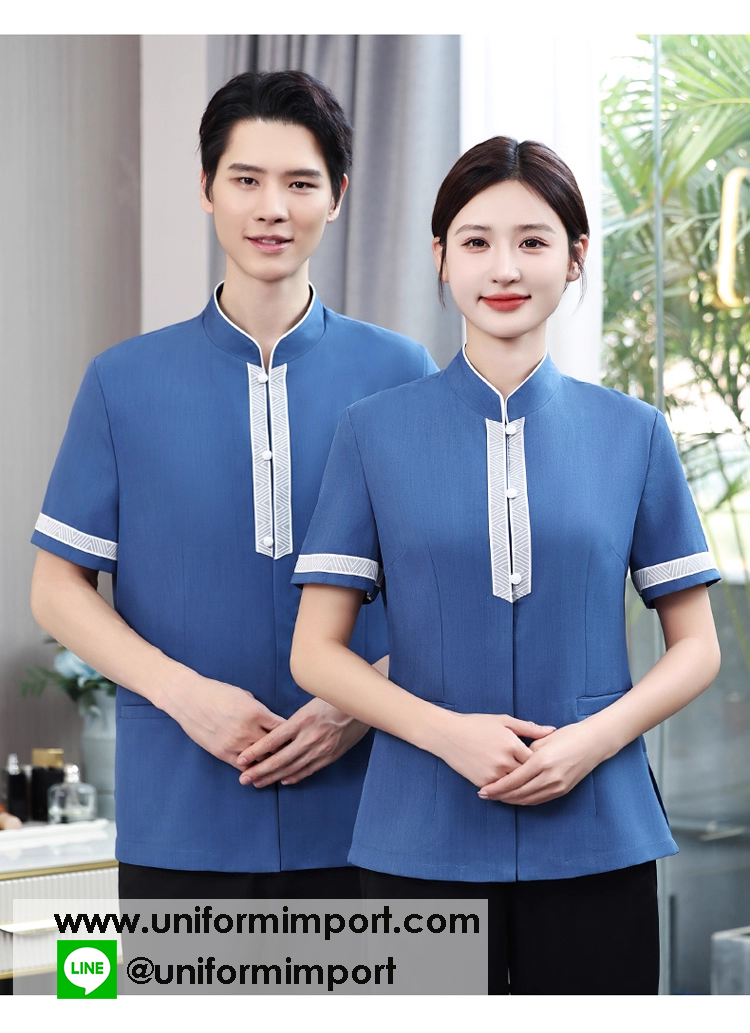เสื้อพนักงานต้อนรับ ++คลิกดูรายละเอียดสินค้า เสื้อพนักงานเสริฟ เสื้อพนักงานโรงแรม เสื้อฟอร์มพนักงาน