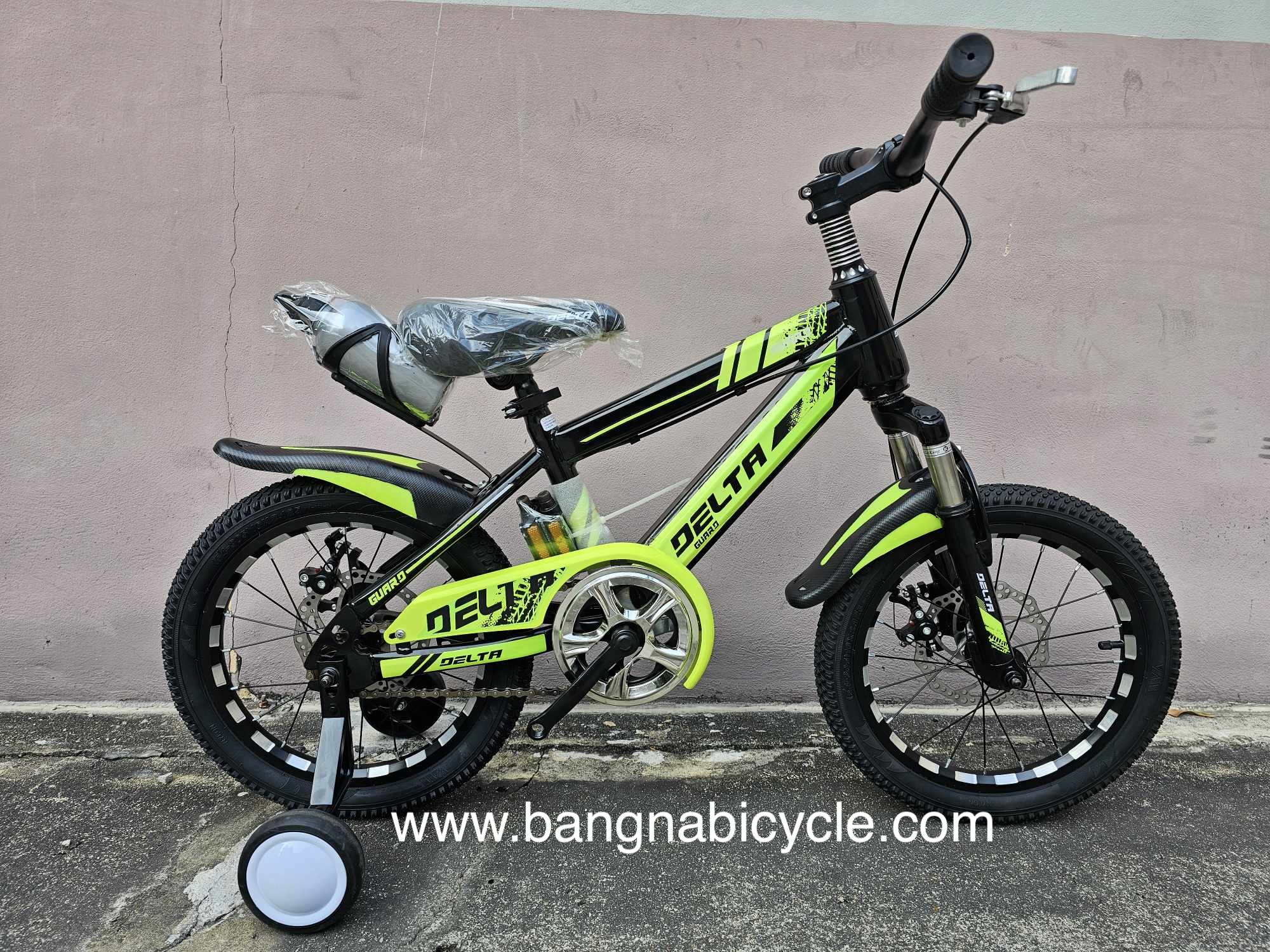 รถเสือภูเขาเด็ก Delta Guard 16 นิ้ว มีล้อช่วยพยุง