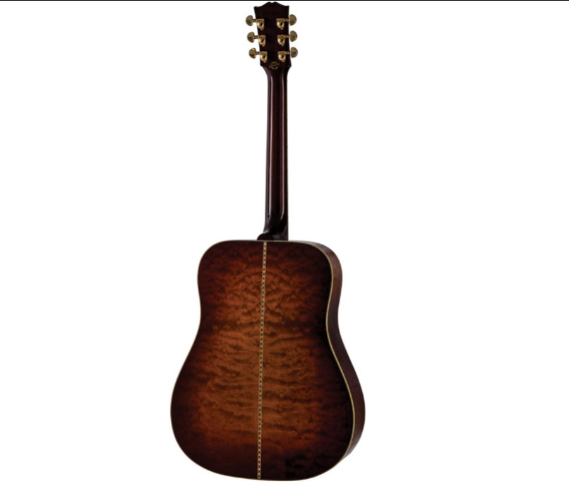 Gibson Hummingbird Quilted Red Spruce Acoustic-Electric Guitar Sunsetburst