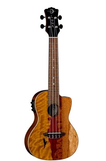 Luna Guitars Vista Eagle Tropical Wood Concert Acoustic-Electric Ukulele Gloss Natural