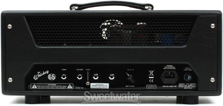 65amps The Whiskey Head 50-Watt 2-Channel Tube Head