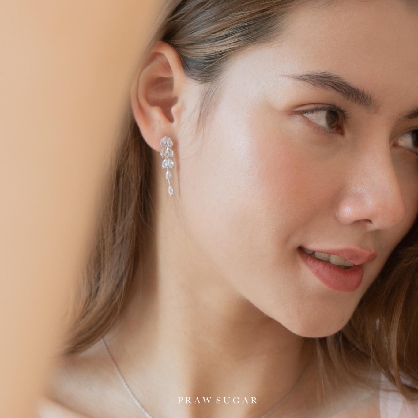Gorgeous Leaf Long Earrings - ต่างหูใบไม้ทรงระย้า (มี 3 สี) (ก้านต่างหูเงินแท้)