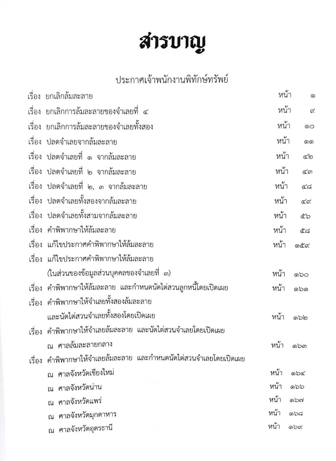 กฎหมายออกใหม่ ตอนที่ 9/64 48 ประกาศเจ้าพนักงานพิทักษ์ทรัพย์