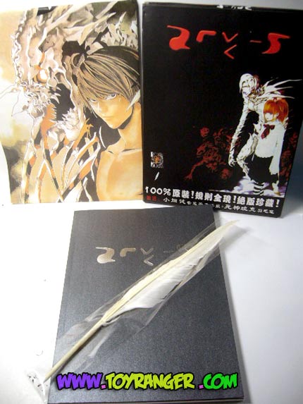 สมุดเดธโน๊ต Deathnote (มิสะ) + โปสเตอร์ + ปากกาขนนก
