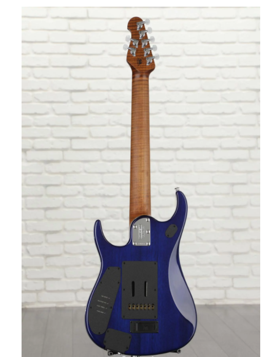 Ernie Ball Music Man JP15 7 Electric Guitar - Cerulean Paradise Quilt