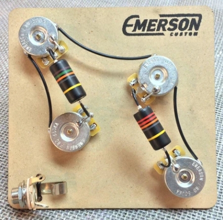 EMERSON CUSTOM 4 KNOB PREWIRED KIT FOR PRS GUITARS