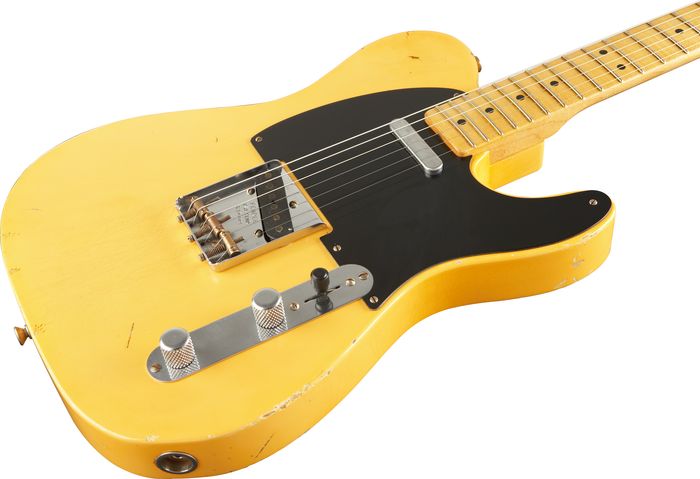 Fender Custom Shop Paul Weller Masterbuilt 1951 Nocaster Light Relic Electric Guitar Aged Blonde
