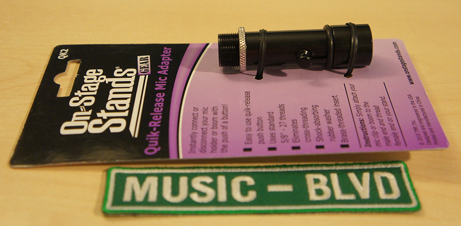 On-Stage Stands QK2 Quick-Release Microphone Adapter