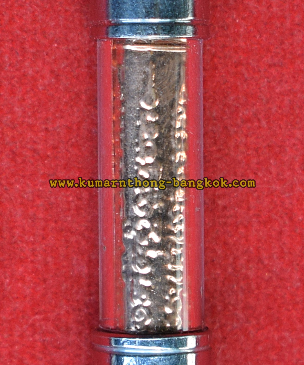 ตะกรุด ยันต์8แถว วัดบางพระ (หลวงพ่อเปิ่น) จ.นครปฐม ขนาดพกพา กว้าง 4ซม. ออกบูชา ปี2554