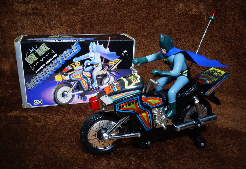 70s Batman Motorcycle Vintage Toy