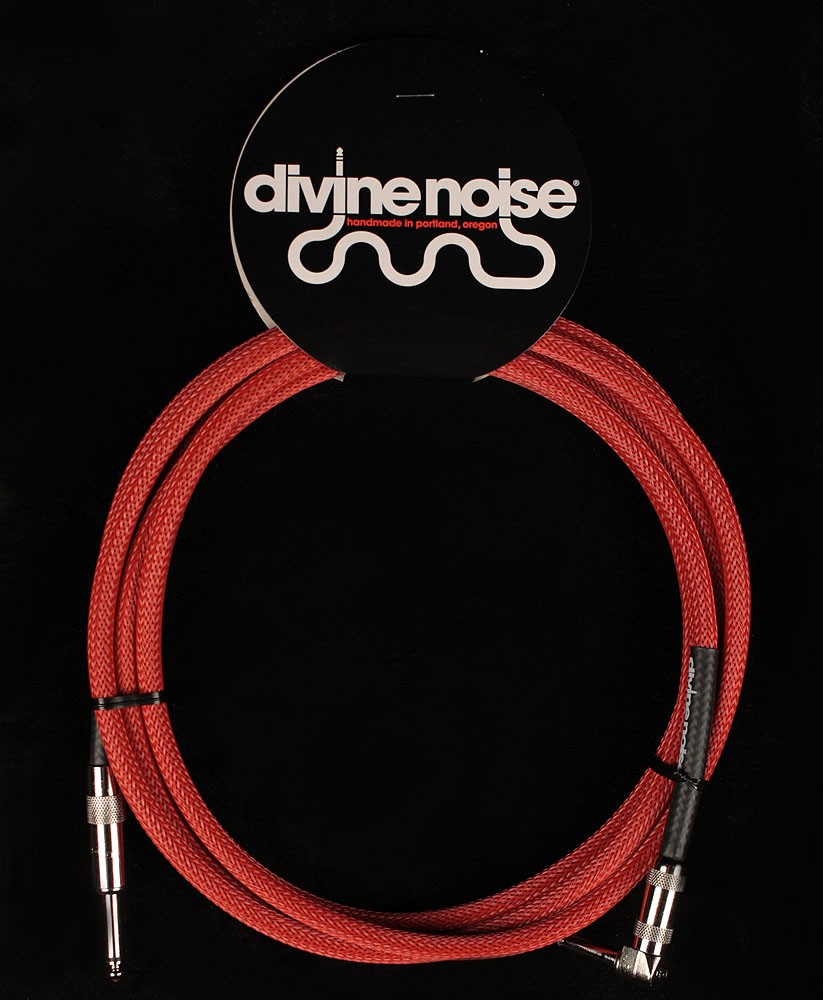 Divine Noise 10' Instrument Cable Str/Ang Red