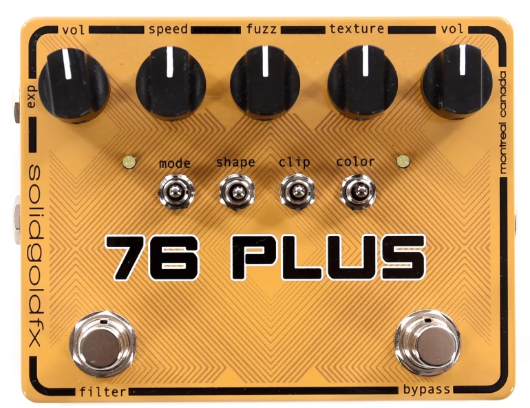 SolidGoldFX 76 Plus Octave Fuzz & LFO Filter