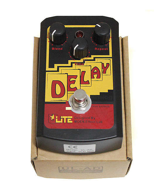 MOEN UL-AD ANALOG DELAY 600mls Echo Guitar Effect Pedal True Bypass Superb Quality Ships Free