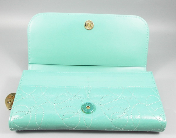 กระเป๋าสตางค์ ELLE เขียว ใหม่ แท้