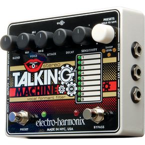 Electro-Harmonix Stereo Talking Machine Vocal Formant Filter Guitar Effects Pedal