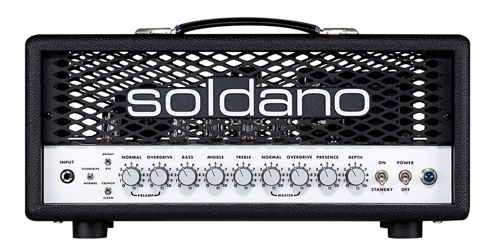 Soldano 30-Watt Tube Head Metal Grille Black