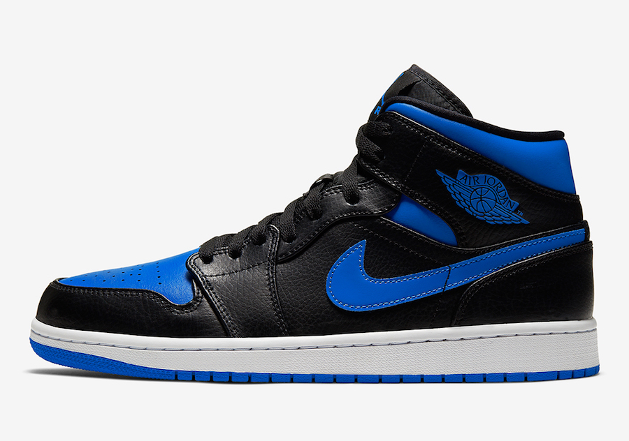 Nike Air Jordan 1 Mid Royal Black Blue