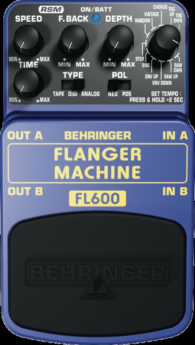 Behringer Flanger Machine FL600 Guitar Effects Pedal