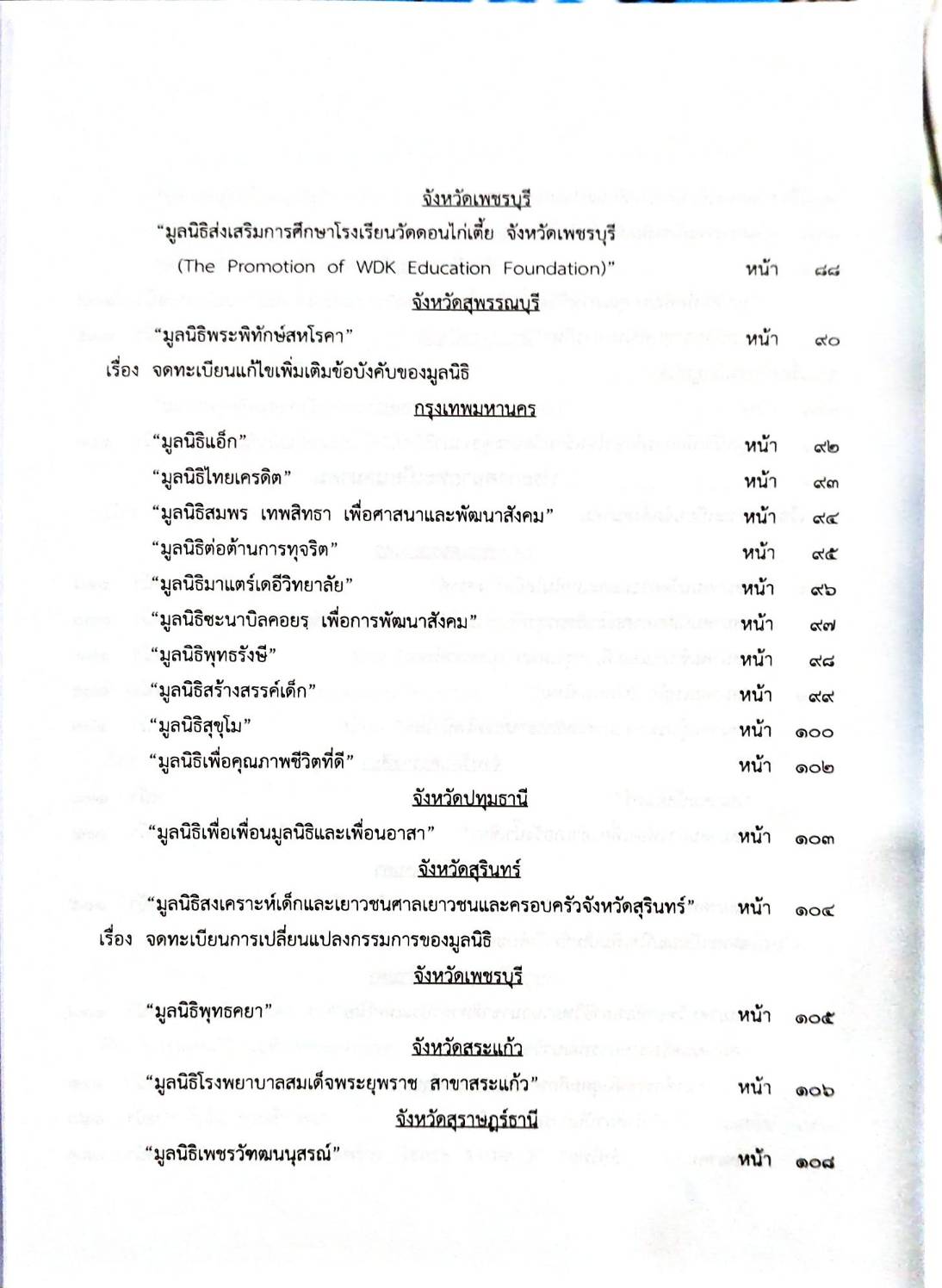 กฎหมายออกใหม่ 24/66 ประกาศกระทรวงกลาโหม การช่วยเหลือฯ ประกาศศาลเยาวชนและครอบครัวจังหวัด สมาคม - มูลนิธิ