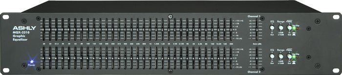 Ashly Audio MQX-2310 Dual 31-Band Graphic Equalizer