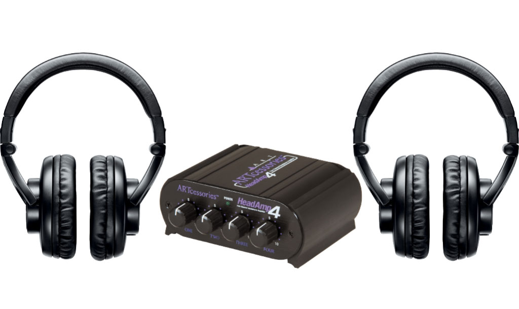 Shure SRH440 Two Pack w/ HeadAMP 4 Headphone Amp