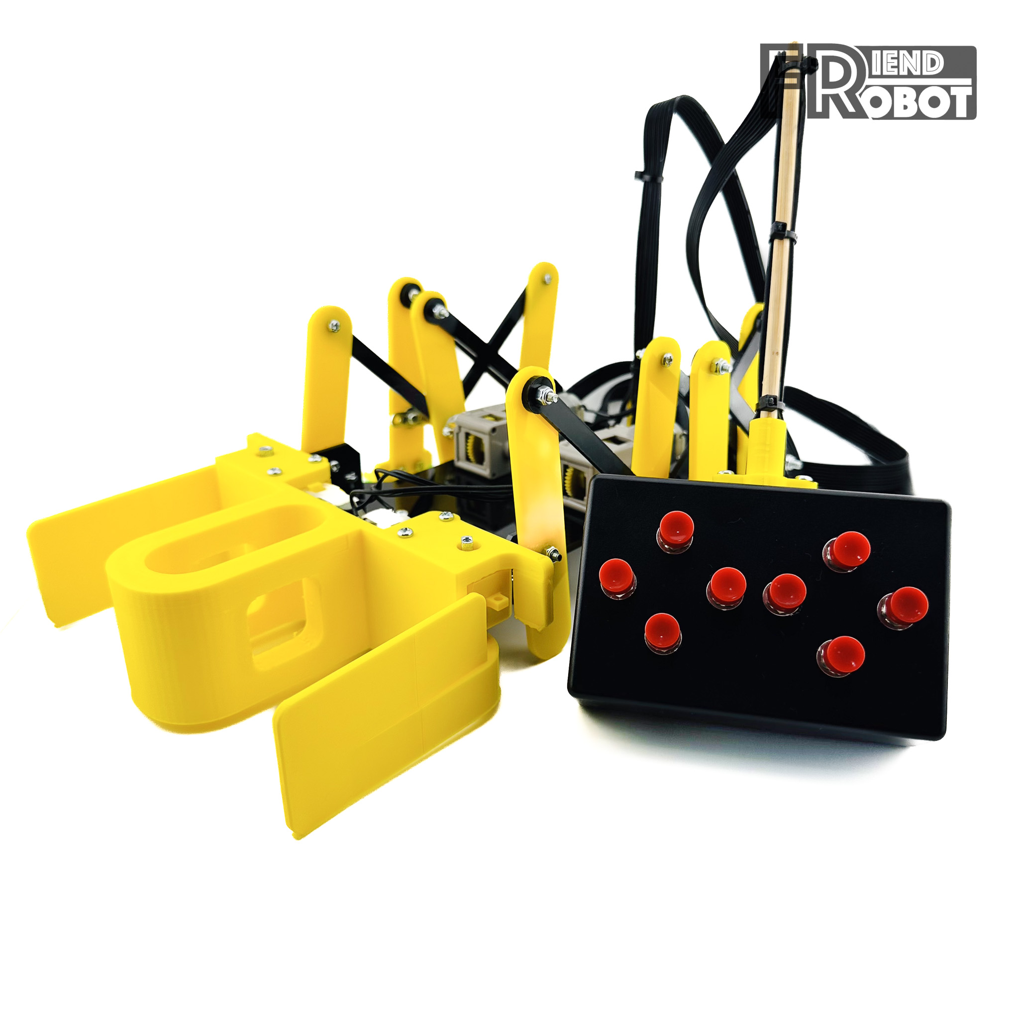 หุ่นยนต์เก็บลูกบาศก์ ขนาด 5x5 cm. สูงสุด 2 ลูก