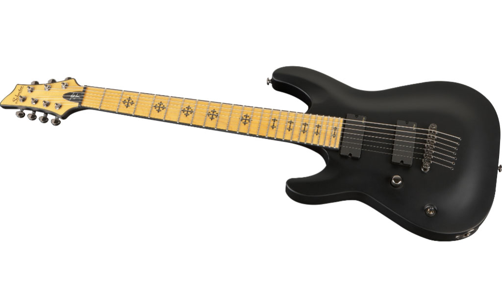 Schecter Guitar Research Jeff Loomis Left Handed Electric Guitar Satin Black