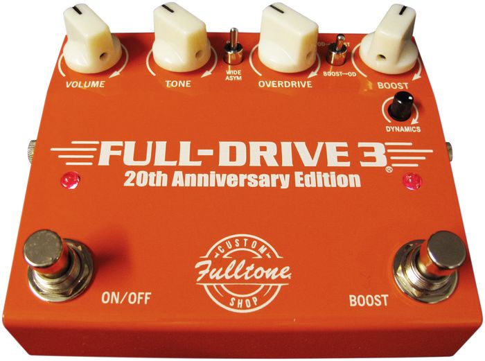 Fulltone Custom Shop 20th Anniversary Limited Edition Full Drive 3 Dual Overdrive Guitar Effects Pedal