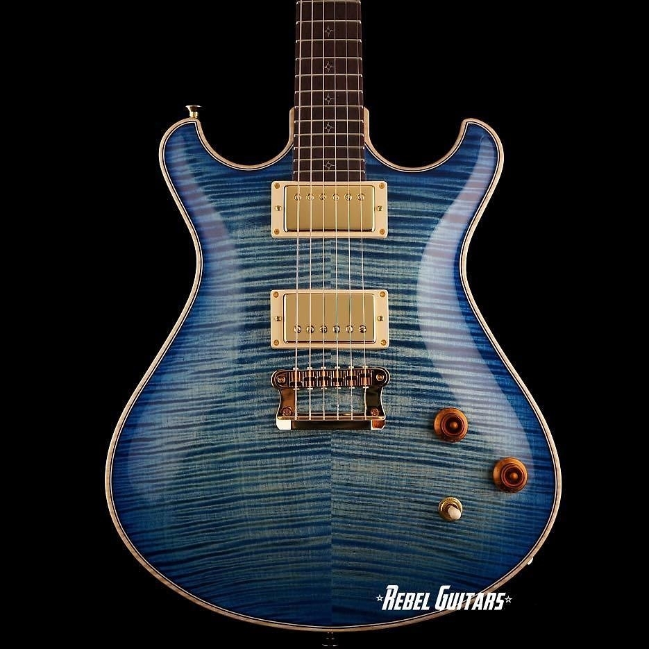 Knaggs Guitars Influence Keya Tier 2 in Blue Marlin w/ Seth Lovers pickups