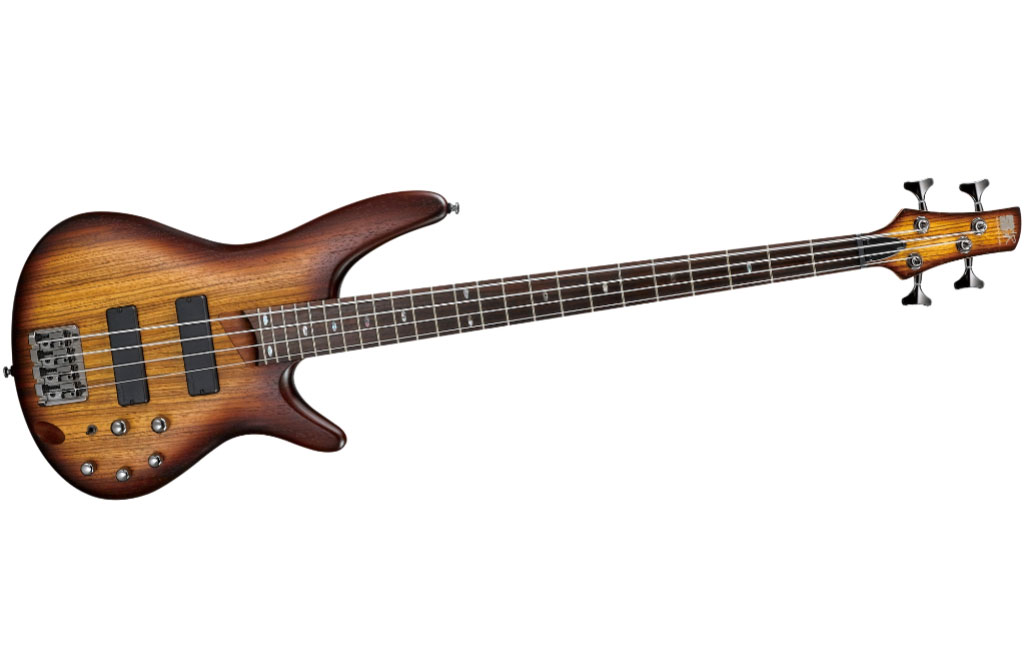 Ibanez SR500ZW 4-String Bass Brown Burst Flat