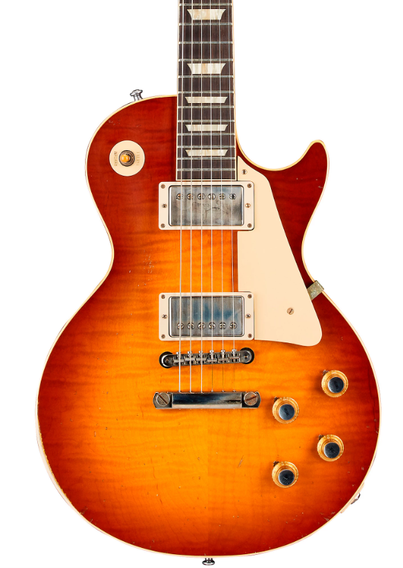 Gibson Custom Murphy Lab 1960 Les Paul Standard Reissue Light Aged Electric Guitar Tomato Soup Burst