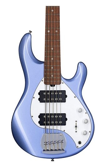 Sterling by Music Man S.U.B. StingRay 5 HH 5-String Electric Bass Lake Blue Metallic