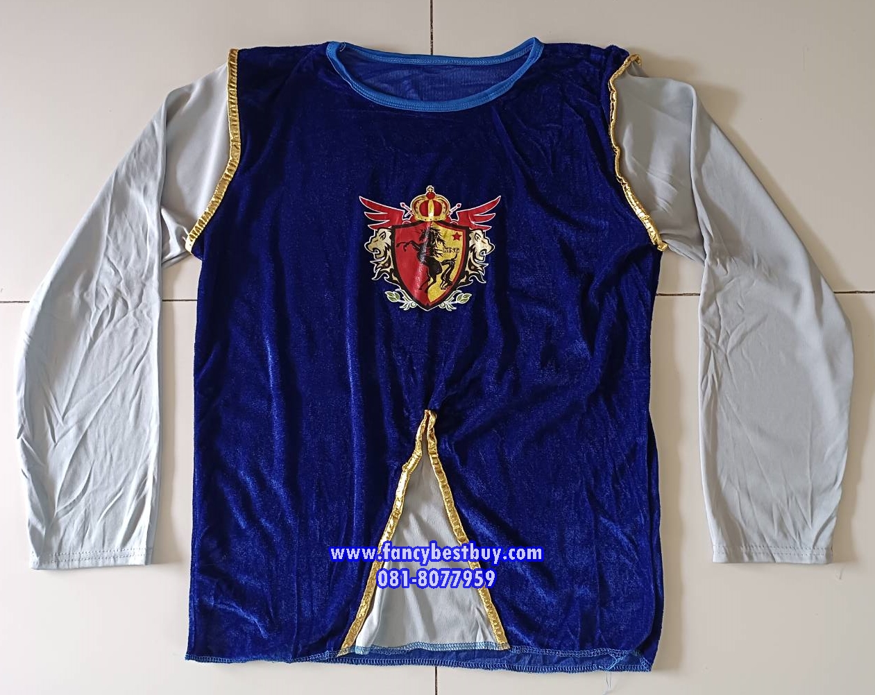 ชุดแฟนซีผู้ชาย ชุดพระราชา พระมหากษัตริย์ King สำหรับสูง 155-170 ซม.