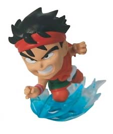 Yamucha rogafufuken : Dragonball Z Ultimate Technique Ver.01 Mini Big Head Figure (แท้)
