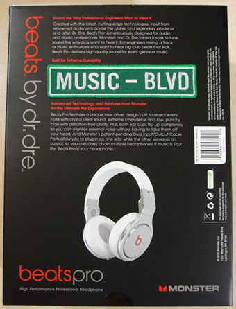 Monster Beats by Dr. Dre Pro Headphones