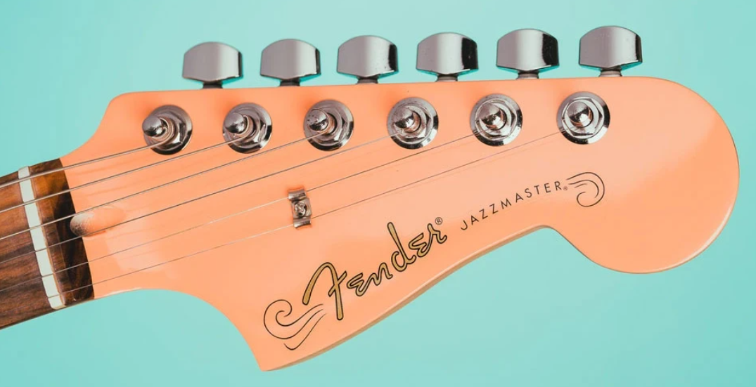 Fender Player Jazzmaster Pacific Peach w/Matching Headcap, Pure Vintage '65 Pickups, & Series/Parallel 4-Way