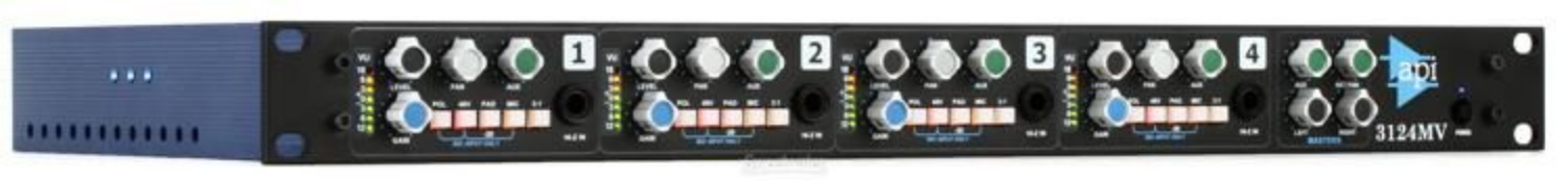 API 3124MV Discrete 4-channel Mic/Line/Instrument Preamp