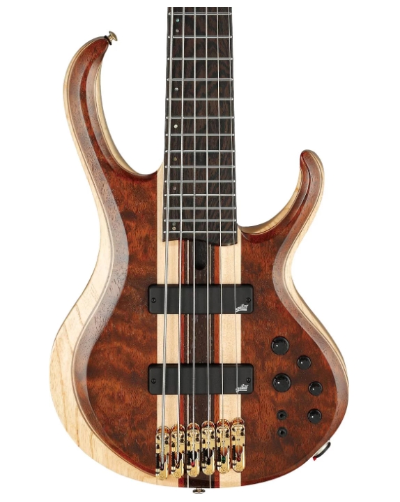 Ibanez Premium BTB1836 Bass Guitar - Natural Shadow Low Gloss