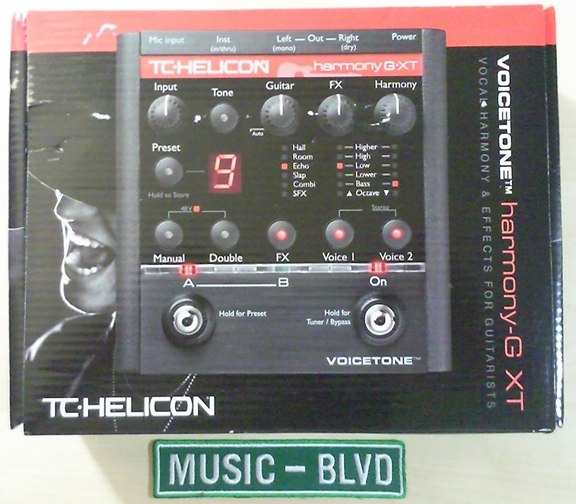 TC Helicon VoiceTone Harmony G-XT Vocal Harmony and Effects Pedal for Guitarists