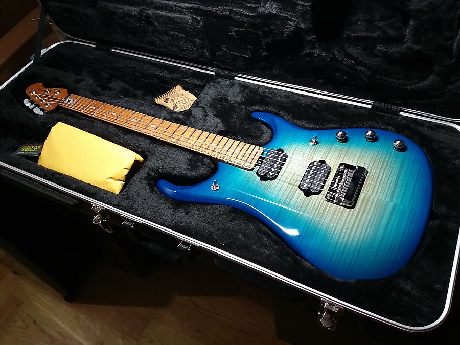 Ernie Ball Music Man 2016 John Petrucci Signature JP15 FM Bali Blue Burst Special Edition for China