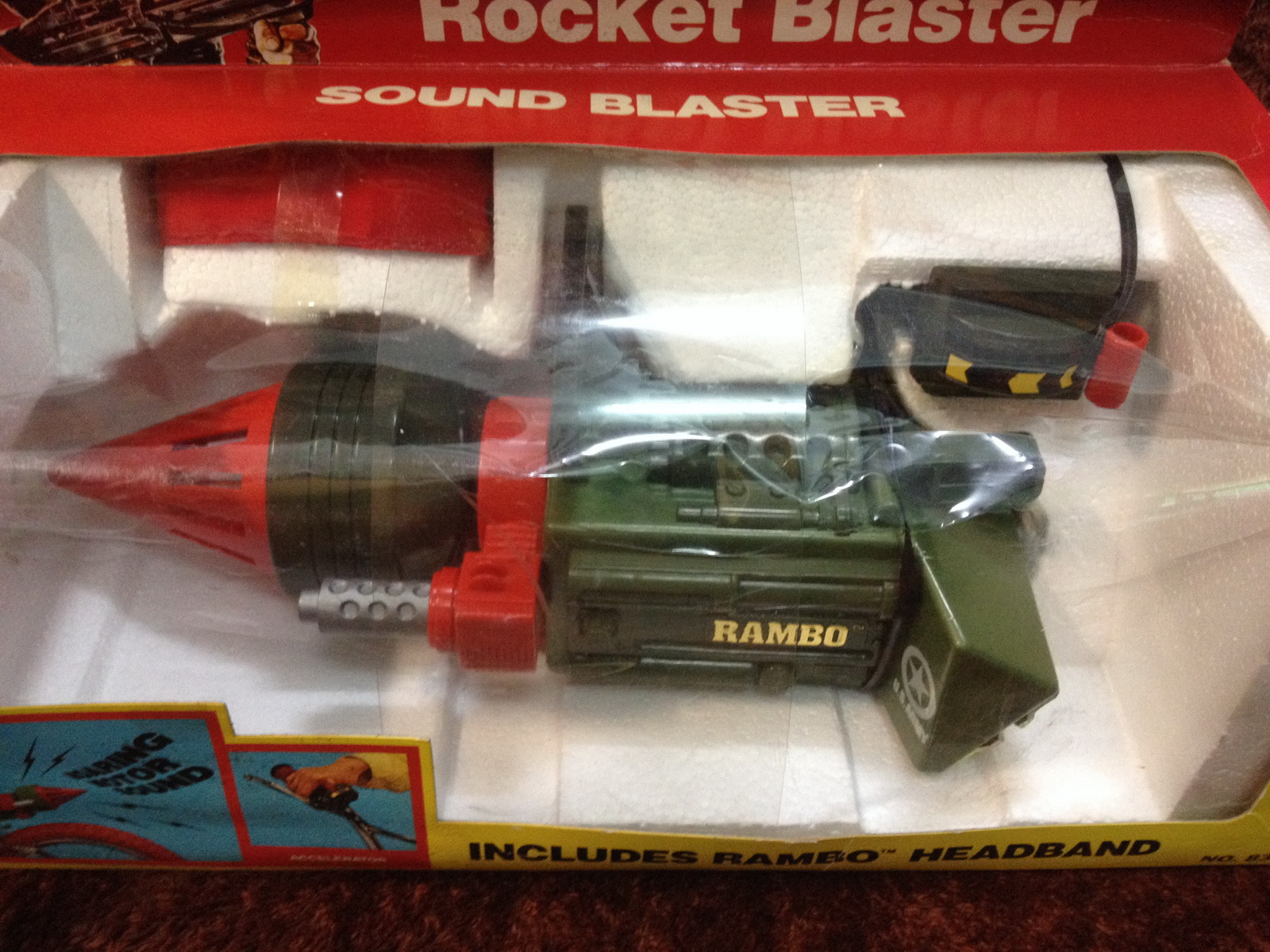 80s Arco Rambo Rocket Blaster Toys For Bike