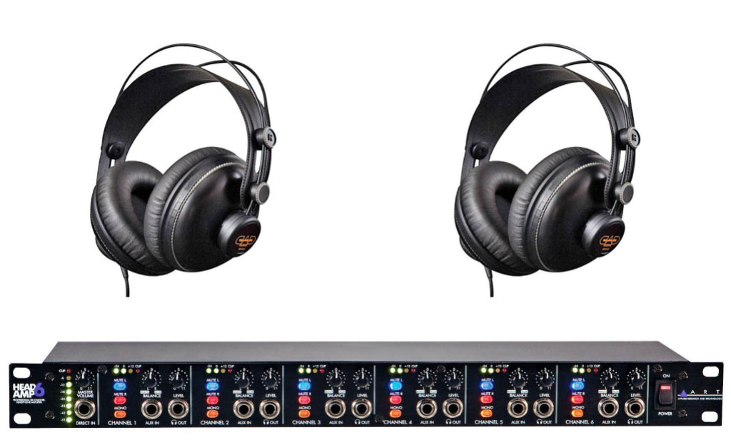 ART Headamp6 and MH310 Headphone Package (2-Pack)