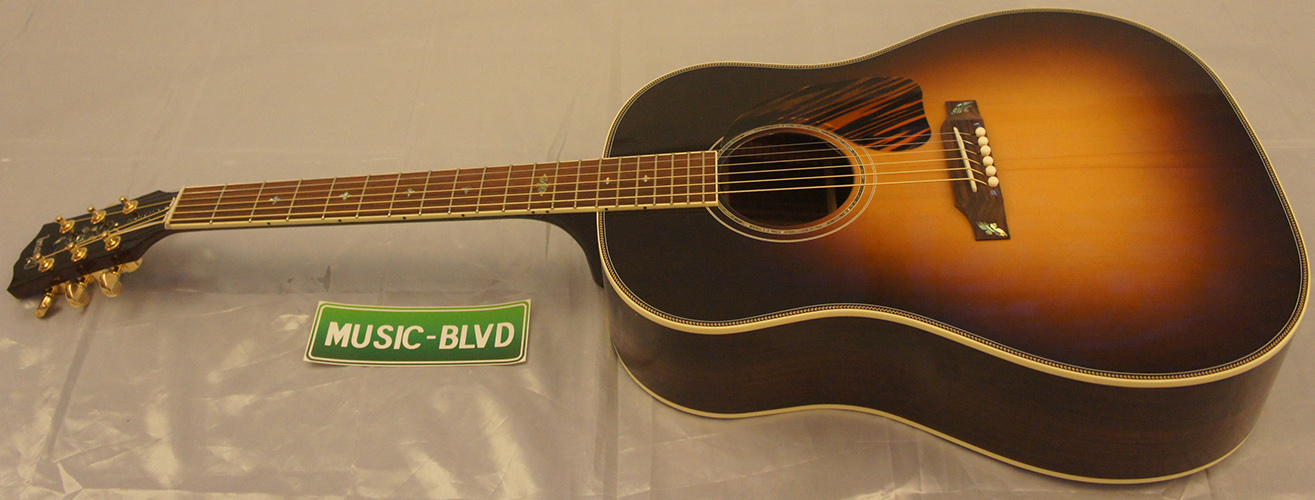 Gibson J-45 Custom Acoustic-Electric Guitar Vintage Sunburst