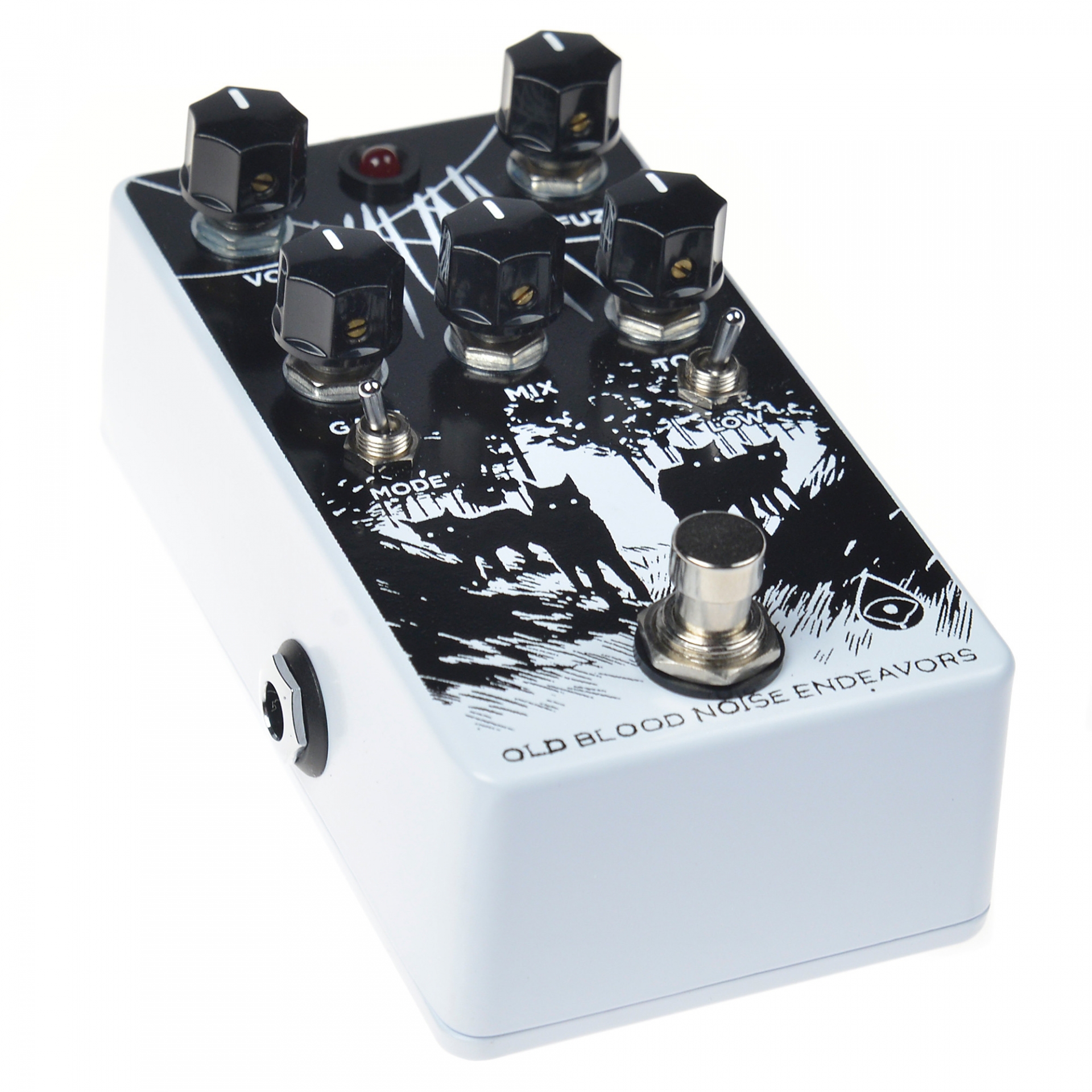Old Blood Noise Haunt Fuzz CME Exclusive White and Black w/ Free Mug (LTD of 10)