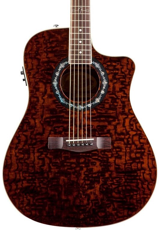 Fender T-Bucket 300 CE Cutaway Acoustic-Electric Dreadnought Guitar