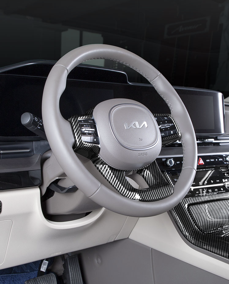 ครอบพวงมาลัยเต็มก้าน KIA Carnival KA4(Gen4)