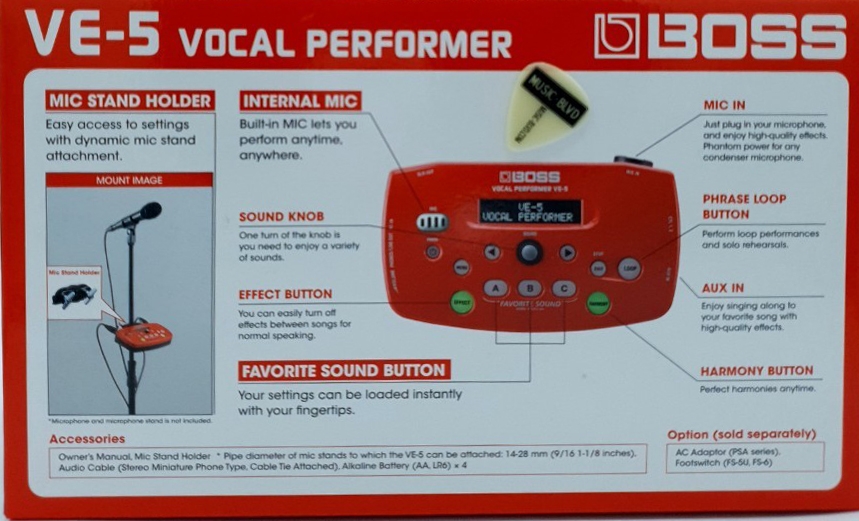 Boss VE-5 Vocal Effects Processor