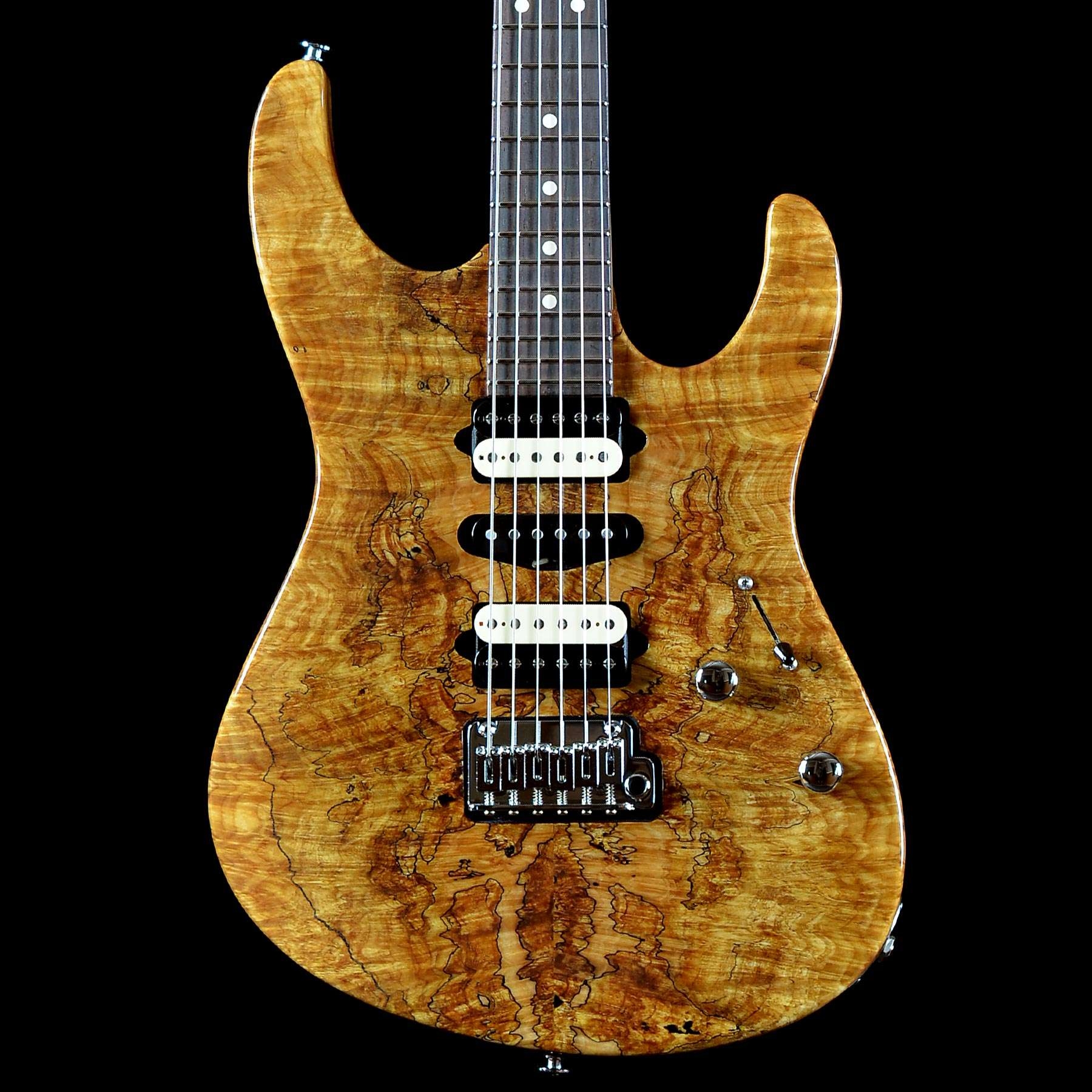 Suhr Modern Spalted Maple Natural Gloss 16 Inch Radius