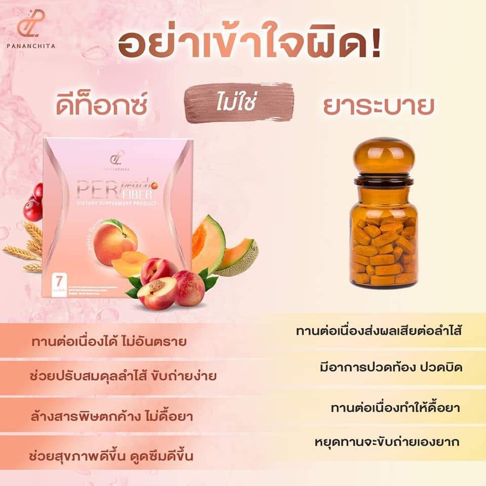 เพอพีช PerfiberPeach โปร 3 แถม 1 พร้อมส่ง